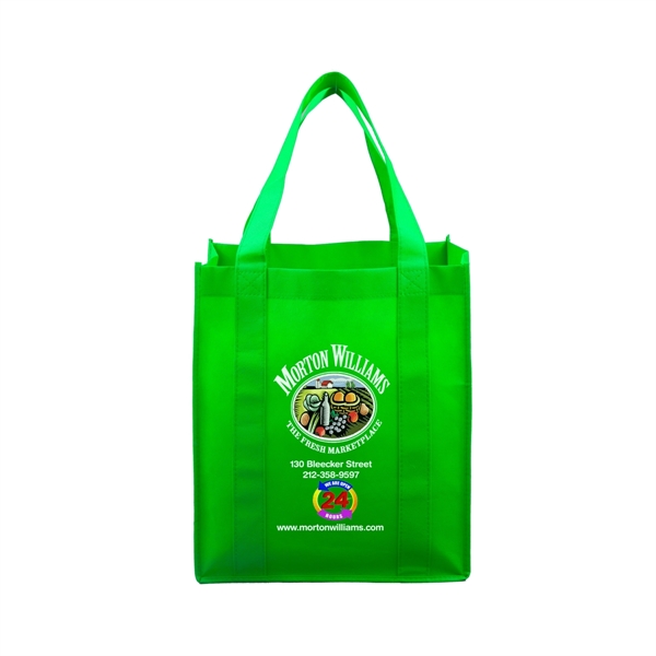 13" x 15" x 10" 80GSM non-woven PP reusable stitched grocery... from ASI 62660 Innovation Line
