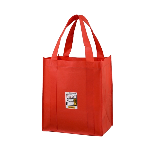 13" x 15" x 10" 80GSM non-woven PP reusable stitched grocery... from ASI 62660 Innovation Line