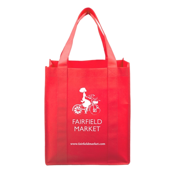 13" x 15" x 10" 80GSM non-woven PP reusable stitched grocery... from ASI 62660 Innovation Line