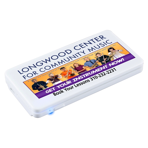 4" x 2" ultra-slim, flat and wireless smart speaker with microphone... from ASI 62660 Innovation Line