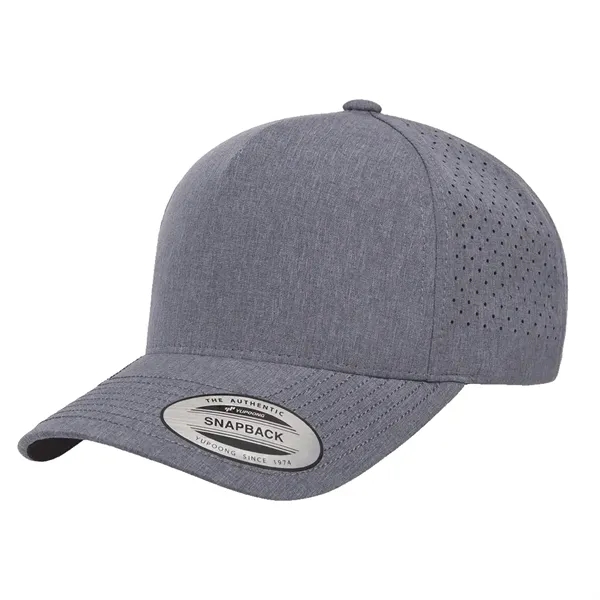 Lightweight perforated 5-panel snapback cap with high profile and snap closure... from ASI 72657 Active Life Promo / Active Life