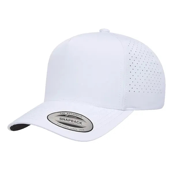 Lightweight perforated 5-panel snapback cap with high profile and snap closure... from ASI 72657 Active Life Promo / Active Life