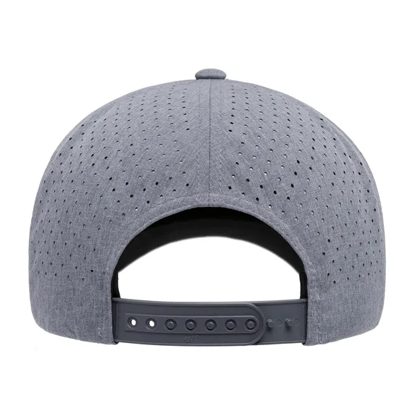 Breathable perforated 5-panel rope snapback cap with high profile and snap... from ASI 72657 Active Life Promo / Active Life