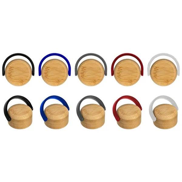 Single Wall Glass Bottle with Bamboo Lid... from ASI 57956 Graphco line