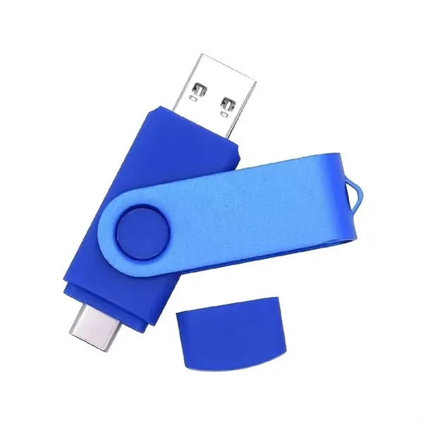 An aluminum and plastic Type-C USB 2.0 flash drive available in... from ASI 37218 Athena Promo (tm)