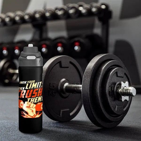 Pop Up 24 Oz. Recycled Stainless Steel Bottle... from ASI 30208 A P Specialties / AP Specialties