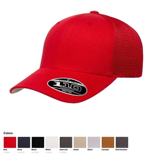 Flexfit 110 mesh trucker cap with mid profile and snap closure-ideal... from ASI 72657 Active Life Promo / Active Life
