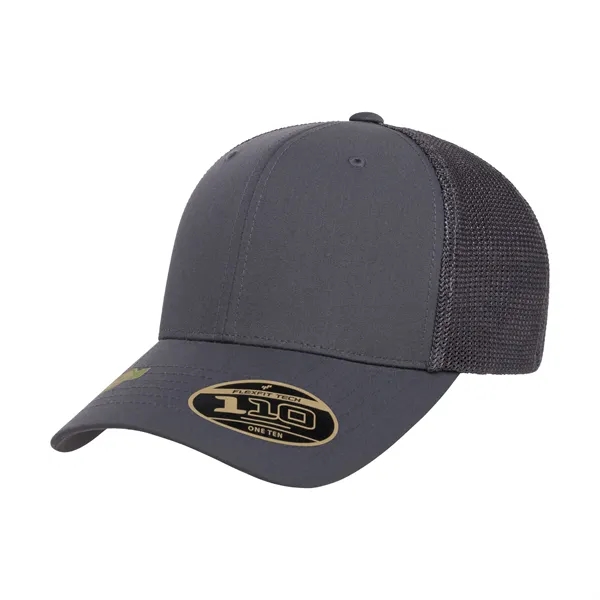 Eco-friendly Flexfit 110 recycled mesh cap with mid profile and snap... from ASI 72657 Active Life Promo / Active Life