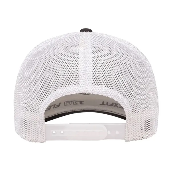 Eco-friendly Flexfit 110 two-tone recycled mesh cap with mid profile and... from ASI 72657 Active Life Promo / Active Life