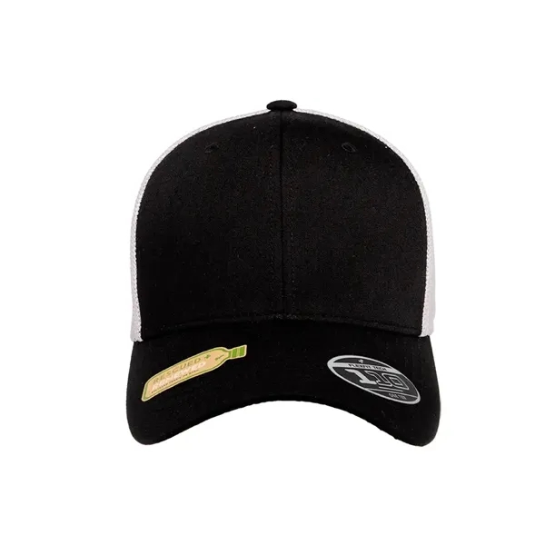 Eco-friendly Flexfit 110 two-tone recycled mesh cap with mid profile and... from ASI 72657 Active Life Promo / Active Life