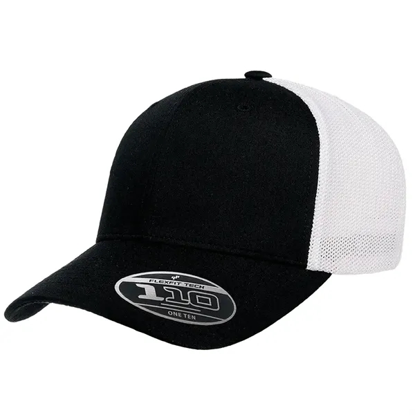 Eco-friendly Flexfit 110 two-tone recycled mesh cap with mid profile and... from ASI 72657 Active Life Promo / Active Life