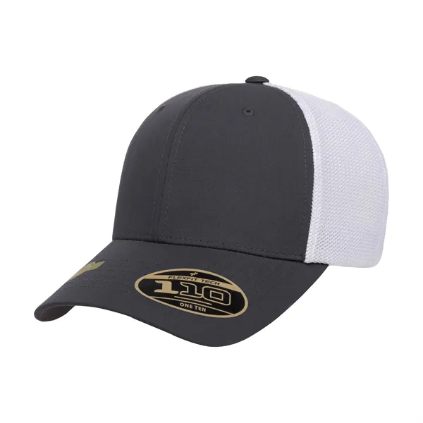 Eco-friendly Flexfit 110 two-tone recycled mesh cap with mid profile and... from ASI 72657 Active Life Promo / Active Life