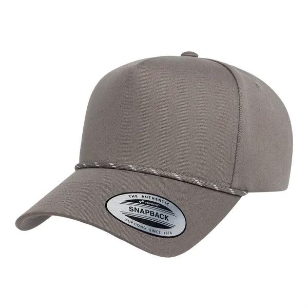 Retro 5-panel rope snapback cap with high profile and snap closure,... from ASI 72657 Active Life Promo / Active Life