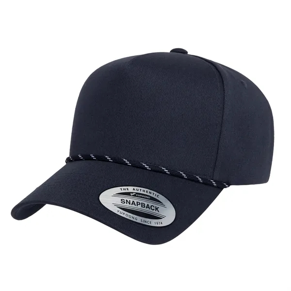 Retro 5-panel rope snapback cap with high profile and snap closure,... from ASI 72657 Active Life Promo / Active Life