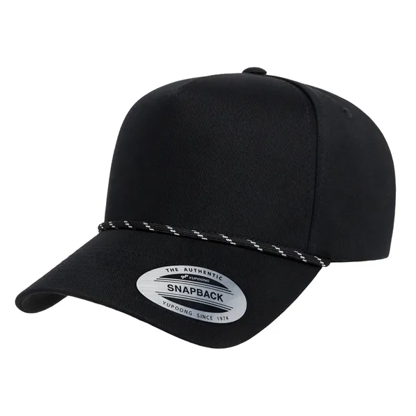 Retro 5-panel rope snapback cap with high profile and snap closure,... from ASI 72657 Active Life Promo / Active Life