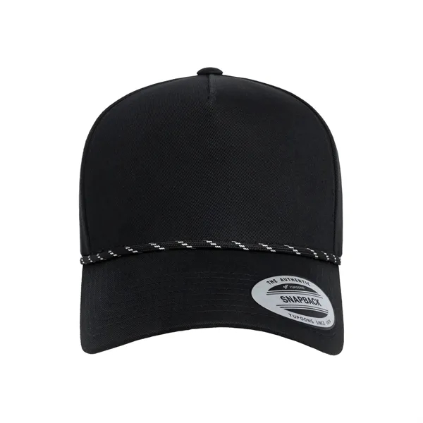 Retro 5-panel rope snapback cap with high profile and snap closure,... from ASI 72657 Active Life Promo / Active Life