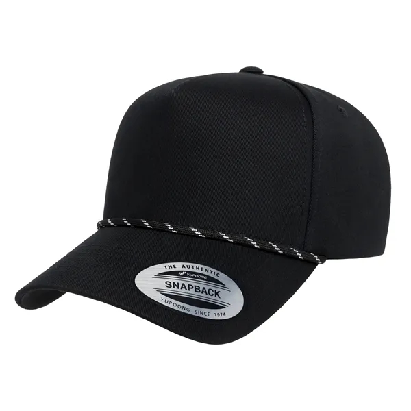 Retro 5-panel rope snapback cap with high profile and snap closure,... from ASI 72657 Active Life Promo / Active Life