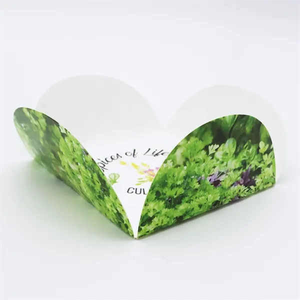 Full color Say It With Seeds "Pop Open" envelope with herb... from ASI 54100 Fields Manufacturing Inc / Sprout Tyme Line by American Greenwood