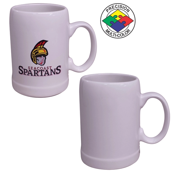 20 Oz. Natural Octoberfest Ceramic Stein - Screen Printed... from ASI 80093 Pyrographics / Pyrographics Line