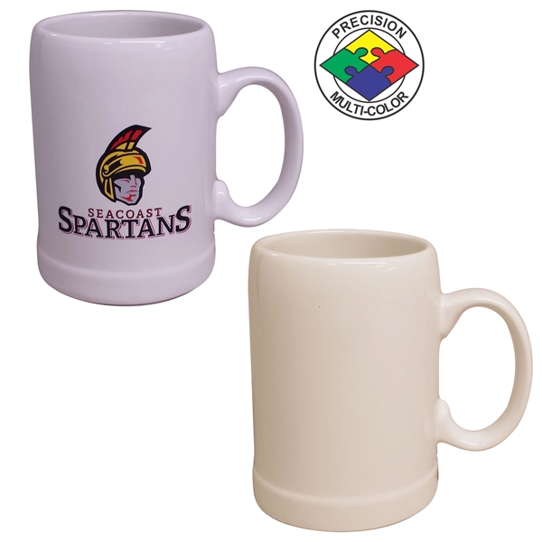 20 Oz. Natural Octoberfest Ceramic Stein - Screen Printed... from ASI 80093 Pyrographics / Pyrographics Line