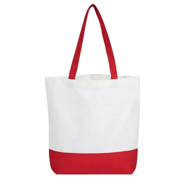 Foldable grocery tote bag  made of polyester cotton with 1... from ASI 37218 Athena Promo (tm)
