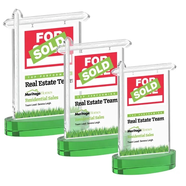 Real Estate VividPrint™ Award on Alberton Base - Green... from ASI 84592 St Regis Group / St Regis