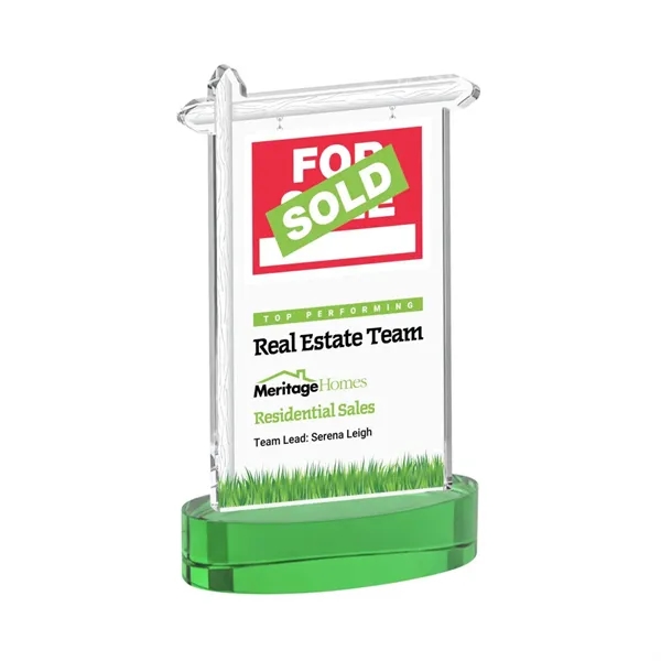 Real Estate VividPrint™ Award on Alberton Base - Green... from ASI 84592 St Regis Group / St Regis