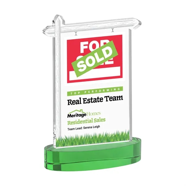 Real Estate VividPrint™ Award on Alberton Base - Green... from ASI 84592 St Regis Group / St Regis