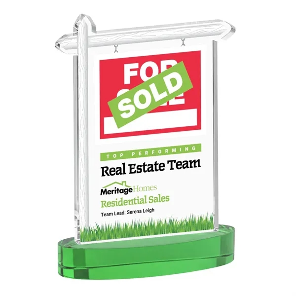 Real Estate VividPrint™ Award on Alberton Base - Green... from ASI 84592 St Regis Group / St Regis