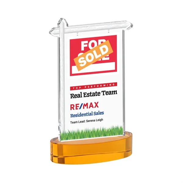 Real Estate VividPrint™ Award on Alberton Base - Amber... from ASI 84592 St Regis Group / St Regis
