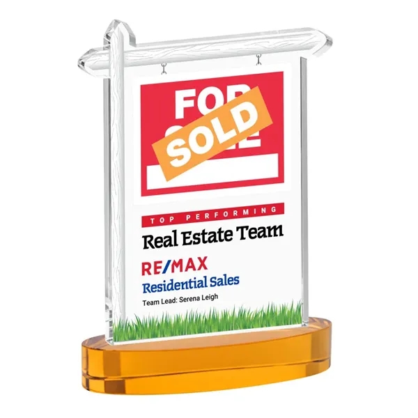 Real Estate VividPrint™ Award on Alberton Base - Amber... from ASI 84592 St Regis Group / St Regis