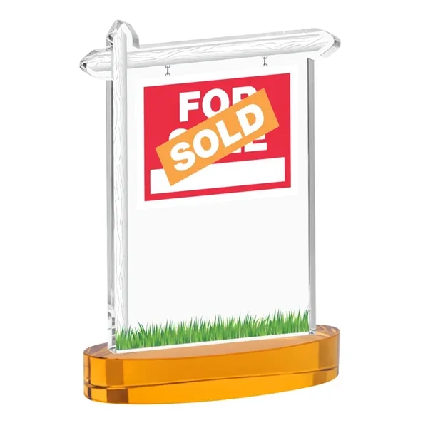 Real Estate VividPrint™ Award on Alberton Base - Amber... from ASI 84592 St Regis Group / St Regis