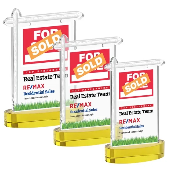 Real Estate VividPrint™ Award on Alberton Base - Gold... from ASI 84592 St Regis Group / St Regis