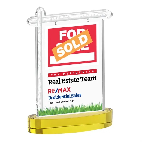 Real Estate VividPrint™ Award on Alberton Base - Gold... from ASI 84592 St Regis Group / St Regis