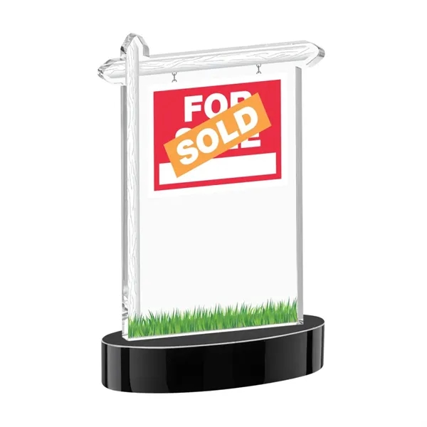 Real Estate VividPrint™ Award on Alberton Base - Black... from ASI 84592 St Regis Group / St Regis
