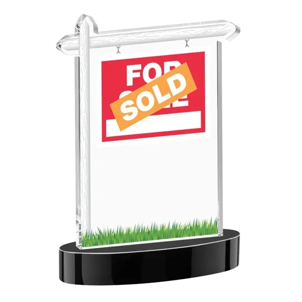 Real Estate VividPrint™ Award on Alberton Base - Black... from ASI 84592 St Regis Group / St Regis