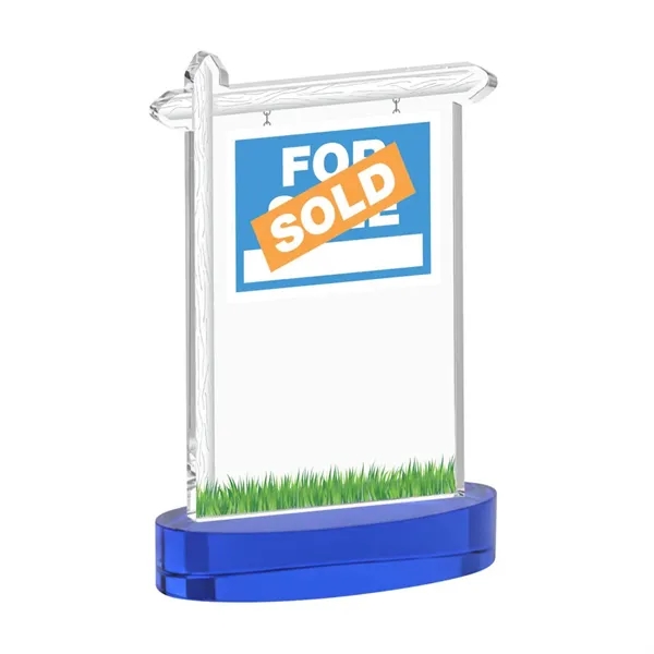 Real Estate VividPrint™ Award on Alberton Base - Blue... from ASI 84592 St Regis Group / St Regis