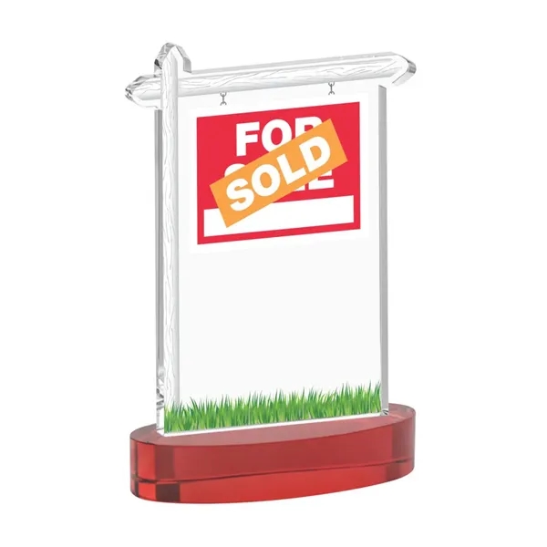 Real Estate VividPrint™ Award on Alberton Base - Red... from ASI 84592 St Regis Group / St Regis