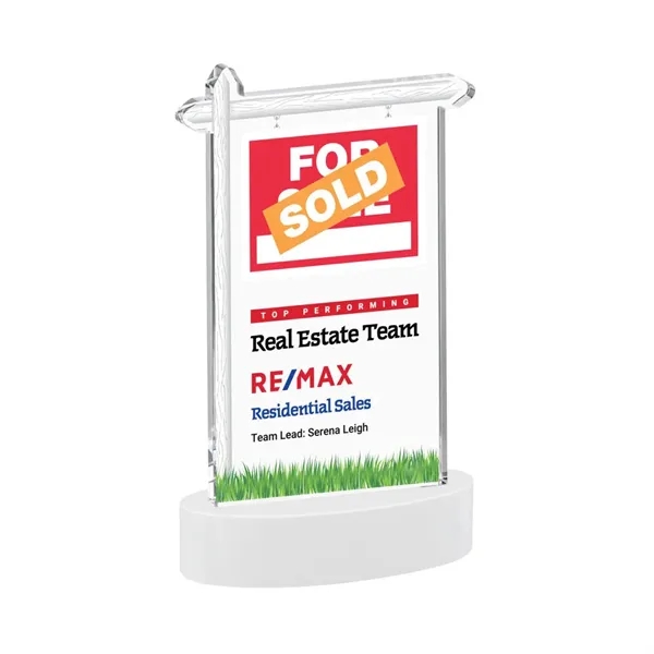 Real Estate VividPrint™ Award on Alberton Base - White... from ASI 84592 St Regis Group / St Regis
