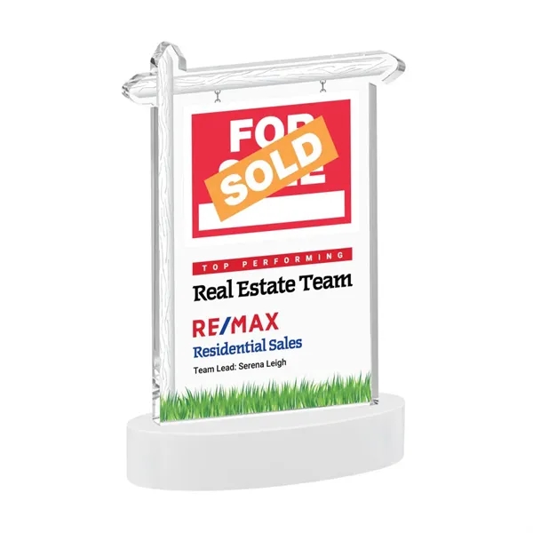 Real Estate VividPrint™ Award on Alberton Base - White... from ASI 84592 St Regis Group / St Regis