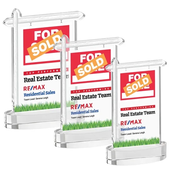 Real Estate VividPrint™ Award on Alberton Base - Clear... from ASI 84592 St Regis Group / St Regis