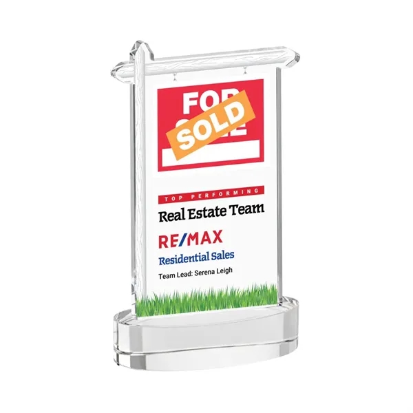 Real Estate VividPrint™ Award on Alberton Base - Clear... from ASI 84592 St Regis Group / St Regis