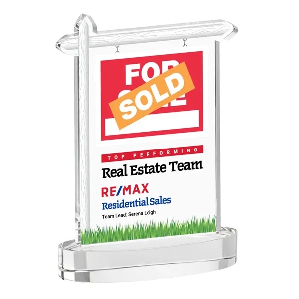 Real Estate VividPrint™ Award on Alberton Base - Clear... from ASI 84592 St Regis Group / St Regis