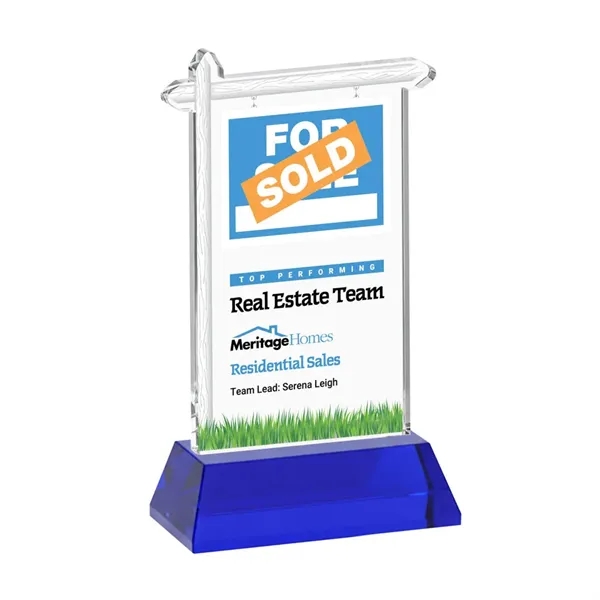 Real Estate VividPrint™ Award on Hartford Base - Blue... from ASI 84592 St Regis Group / St Regis