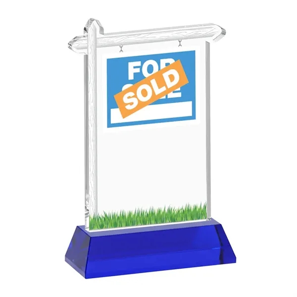 Real Estate VividPrint™ Award on Hartford Base - Blue... from ASI 84592 St Regis Group / St Regis