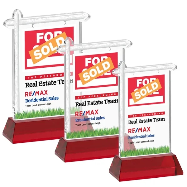 Real Estate VividPrint™ Award on Hartford Base - Red... from ASI 84592 St Regis Group / St Regis