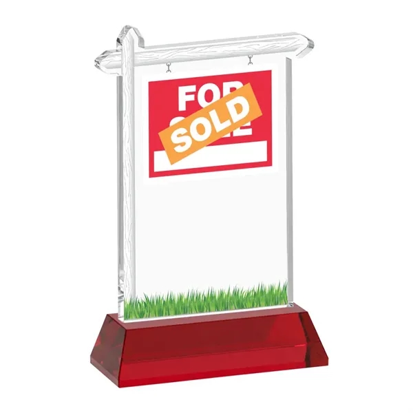 Real Estate VividPrint™ Award on Hartford Base - Red... from ASI 84592 St Regis Group / St Regis