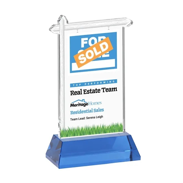 Real Estate VividPrint™ Award on Hartford Base - Sky Blue... from ASI 84592 St Regis Group / St Regis