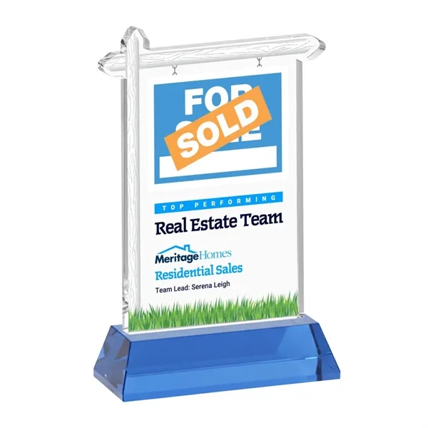 Real Estate VividPrint™ Award on Hartford Base - Sky Blue... from ASI 84592 St Regis Group / St Regis
