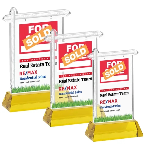 Real Estate VividPrint™ Award on Hartford Base - Gold... from ASI 84592 St Regis Group / St Regis